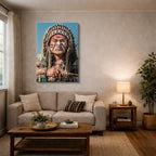 cuadro canvas expresión artística humana identidad cultural estilo contemporáneo