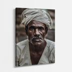 cuadro canvas expresión artística humana rostro ancestral estilo contemporáneo