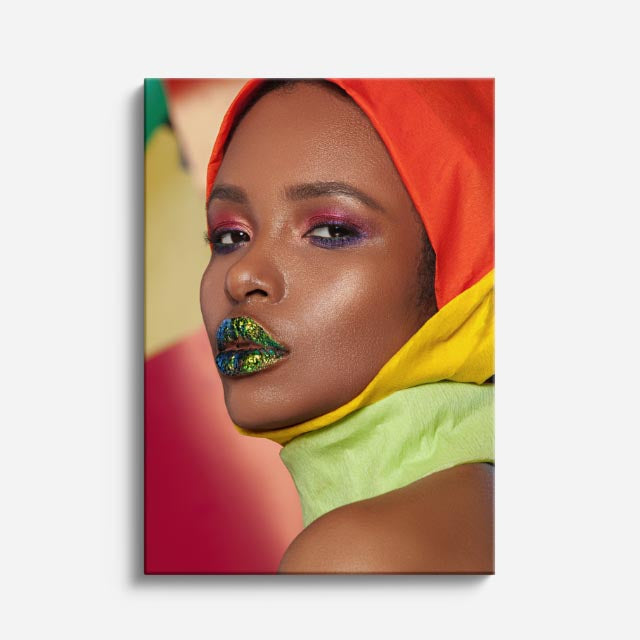 cuadro canvas expresión artística humana color y poder estilo contemporáneo