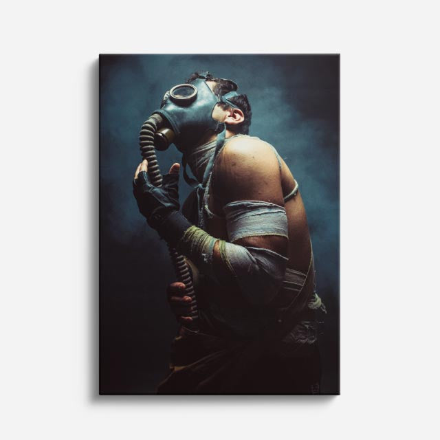 cuadro canvas expresión artística humana fuerza interior estilo contemporáneo