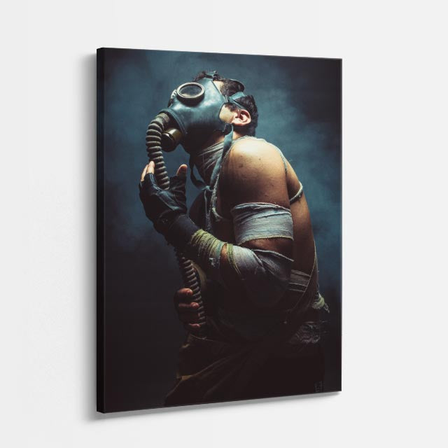 cuadro canvas expresión artística humana fuerza interior estilo contemporáneo