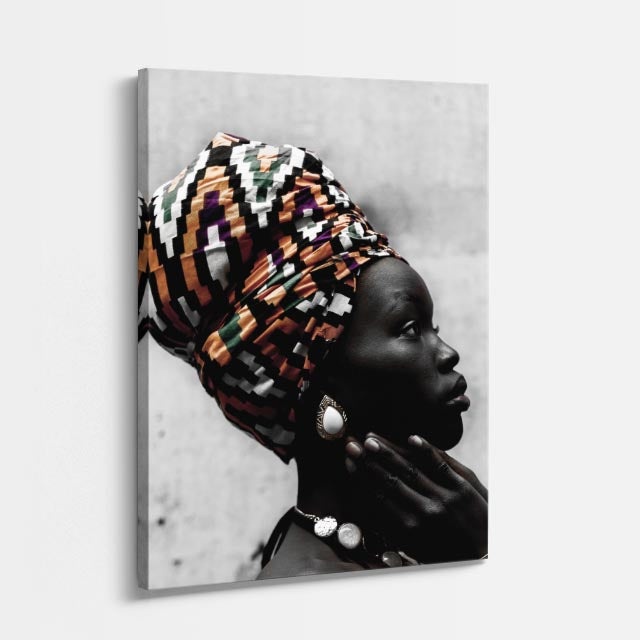 cuadro canvas expresión artística humana elegancia etnica estilo contemporáneo