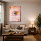 cuadro canvas expresión artística humana luz difusa estilo contemporáneo