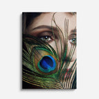 cuadro canvas expresión artística humana pluma real estilo contemporáneo
