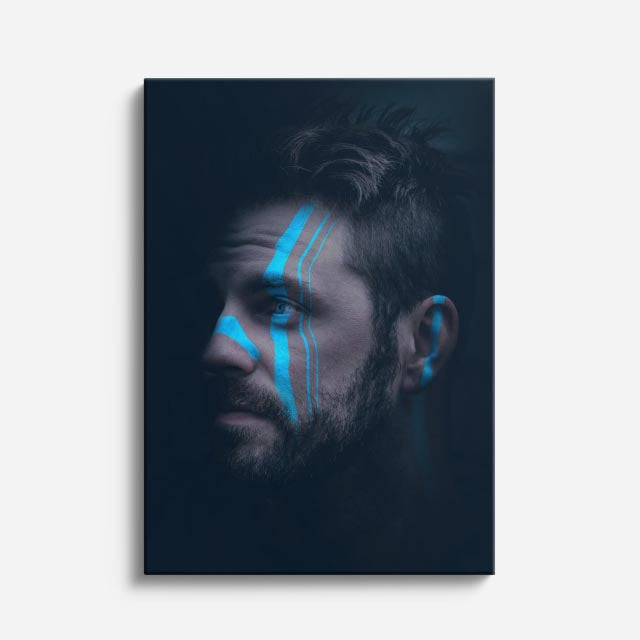 cuadro canvas expresión artística humana contraste urbano estilo contemporáneo