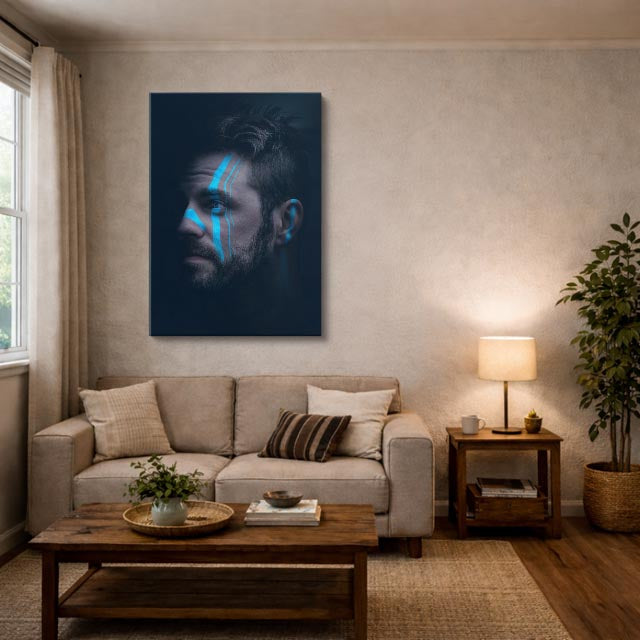 cuadro canvas expresión artística humana contraste urbano estilo contemporáneo