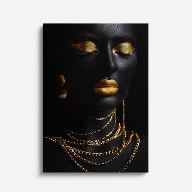 cuadro canvas expresión artística humana joyas nocturnas estilo contemporáneo