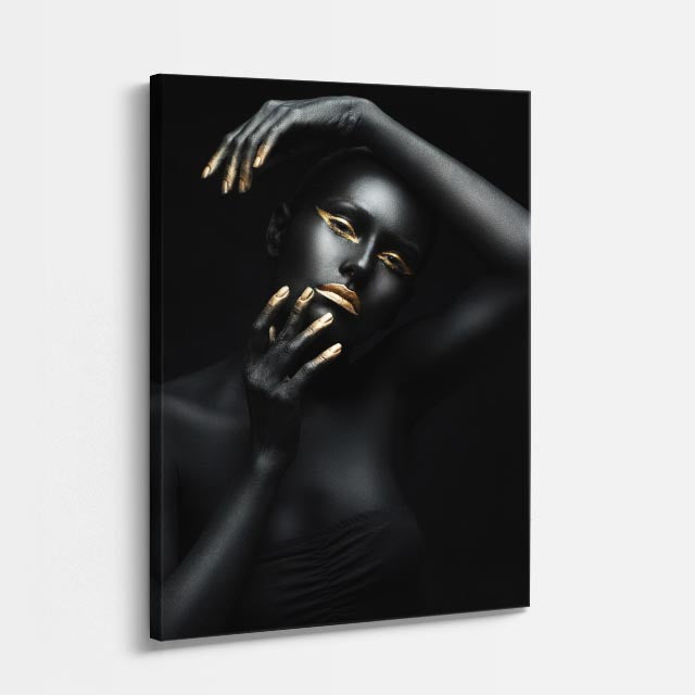cuadro canvas expresión artística humana sombra elegante estilo contemporáneo