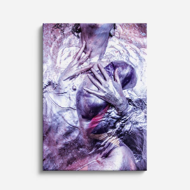 cuadro canvas expresión artística humana textura abstracta humana estilo contemporáneo
