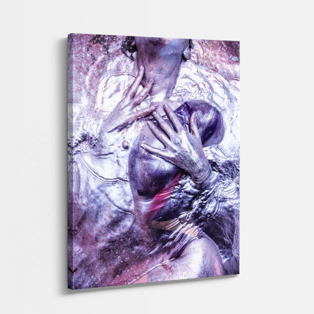 cuadro canvas expresión artística humana textura abstracta humana estilo contemporáneo