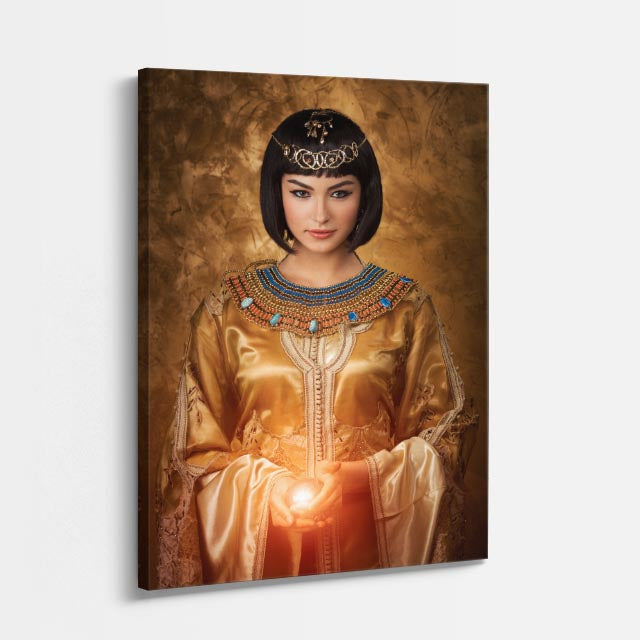 cuadro canvas expresión artística humana reina solar estilo contemporáneo