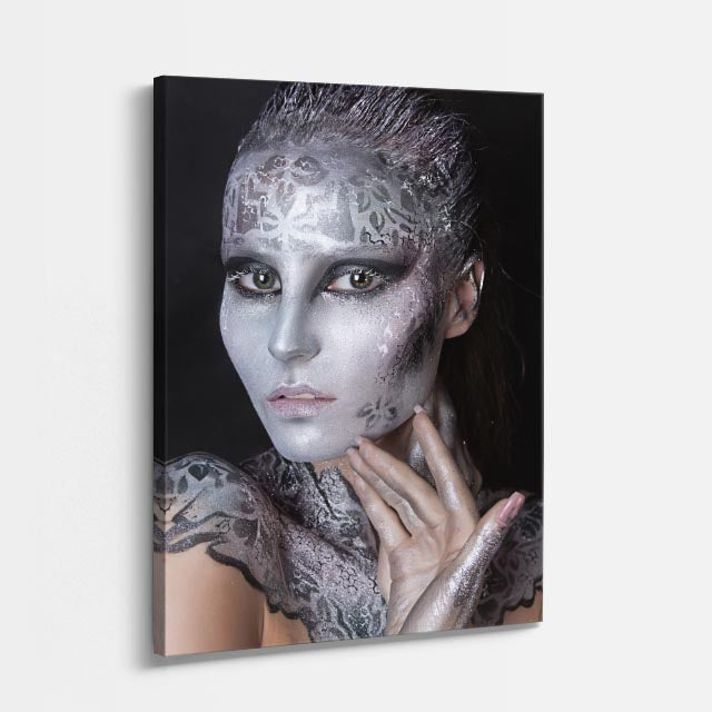 cuadro canvas expresión artística humana nieve de porcelana estilo contemporáneo