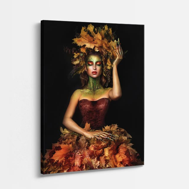 cuadro canvas expresión artística humana musa terrenal estilo contemporáneo