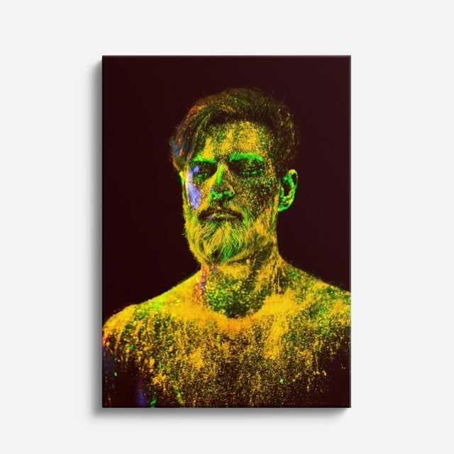 cuadro canvas expresión artística humana polvo vital estilo contemporáneo