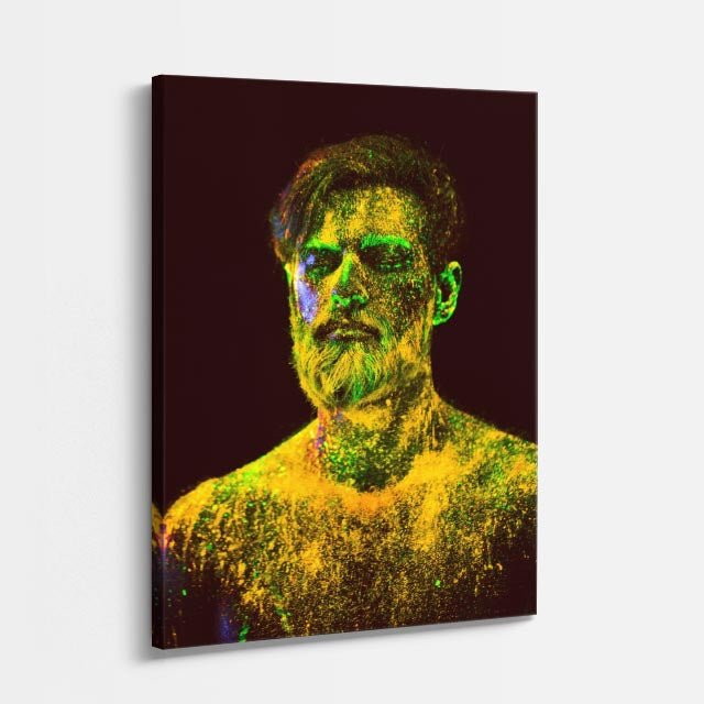 cuadro canvas expresión artística humana polvo vital estilo contemporáneo