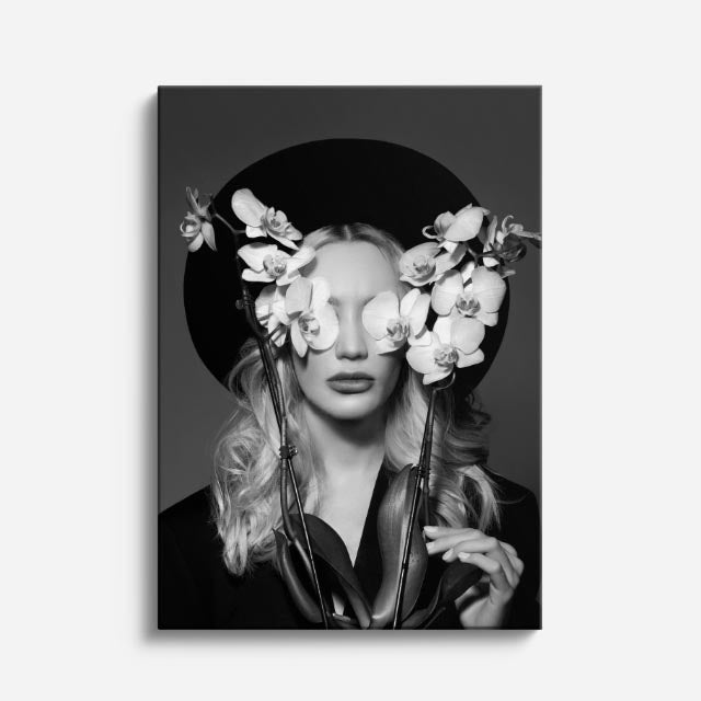 cuadro canvas expresión artística humana sueno monocromo estilo contemporáneo