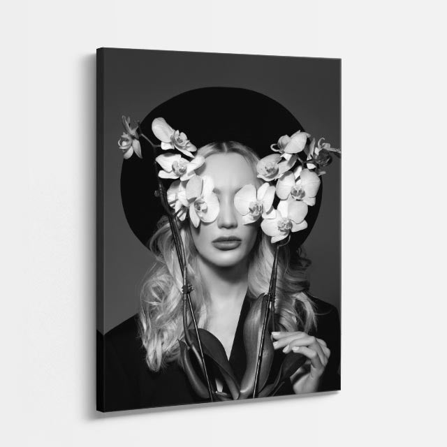 cuadro canvas expresión artística humana sueno monocromo estilo contemporáneo