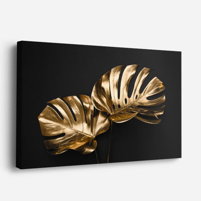 cuadro canvas floral y botánico dúo imperial estilo contemporáneo