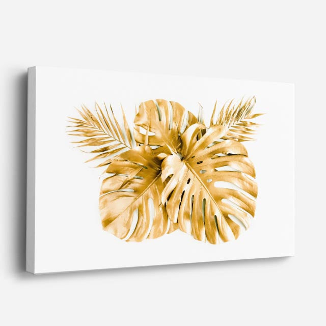 cuadro canvas floral y botánico palma imperial estilo contemporáneo
