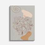 cuadro canvas floral y botanico bouquet desierto estilo contemporaneo
