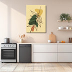 cuadro canvas floral y botanico rama tropical estilo contemporaneo