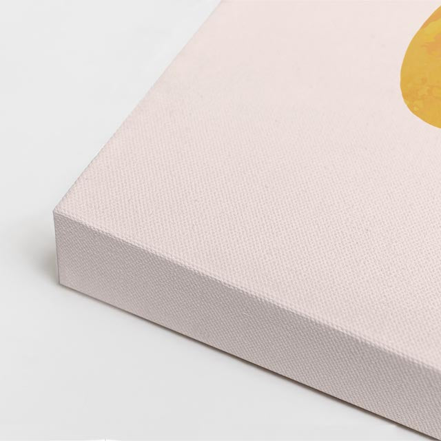cuadro canvas floral y botanico rama crema estilo contemporaneo