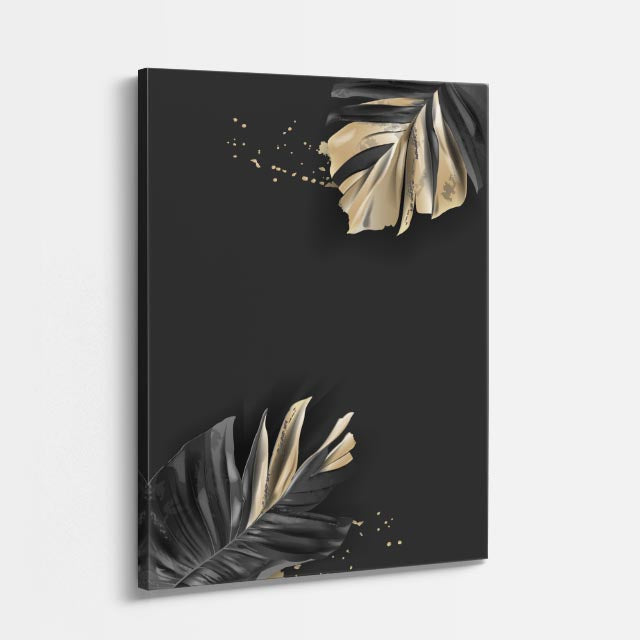 cuadro canvas floral y botanico brisa de ebano estilo contemporaneo