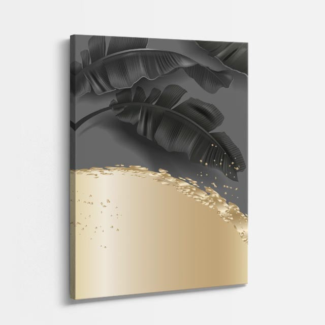 cuadro canvas floral y botanico ola de palma estilo contemporaneo
