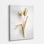 cuadro canvas floral y botanico tulipanes reales estilo contemporaneo