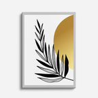 cuadro canvas floral y botanico palma grafica estilo contemporaneo