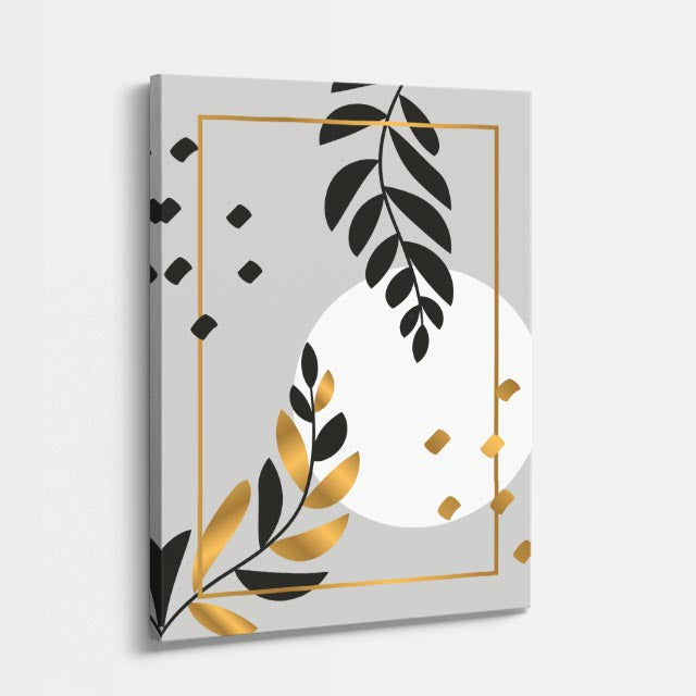 cuadro canvas floral y botanico marco botanico estilo contemporaneo