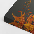cuadro canvas floral y botanico musa tropical estilo contemporaneo