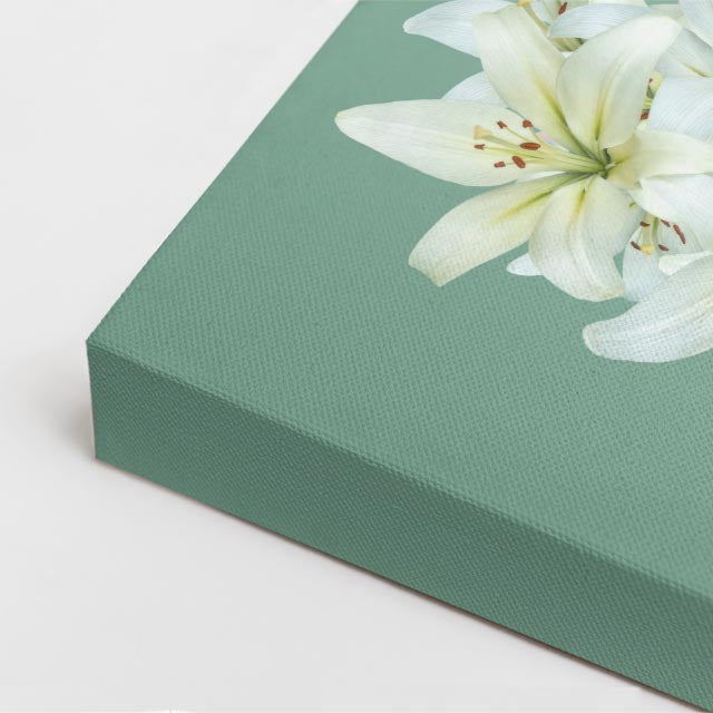 cuadro canvas floral y botanico tocado tropical estilo contemporaneo