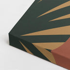 cuadro canvas ilustracion humana sombrero botanico estilo contemporaneo
