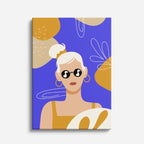 cuadro canvas ilustracion humana chic solar estilo contemporaneo