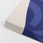 cuadro canvas ilustracion humana noche azul estilo contemporaneo