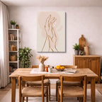 cuadro canvas ilustracion humana manos de luz estilo contemporaneo