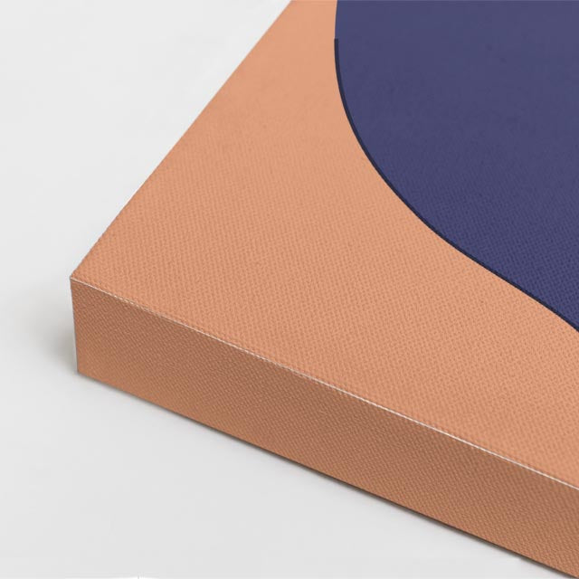 cuadro canvas ilustracion humana sol indigo estilo contemporaneo