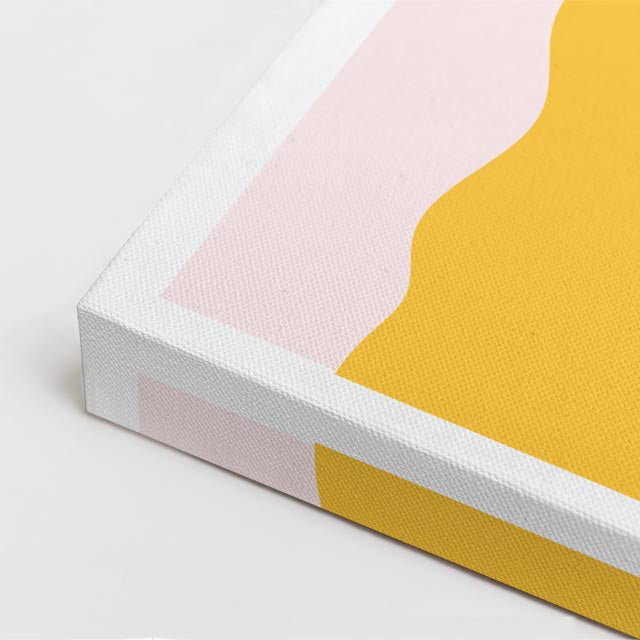 cuadro canvas ilustracion humana gafas doradas estilo contemporaneo