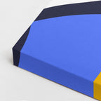 cuadro canvas ilustracion humana verano azul estilo contemporaneo
