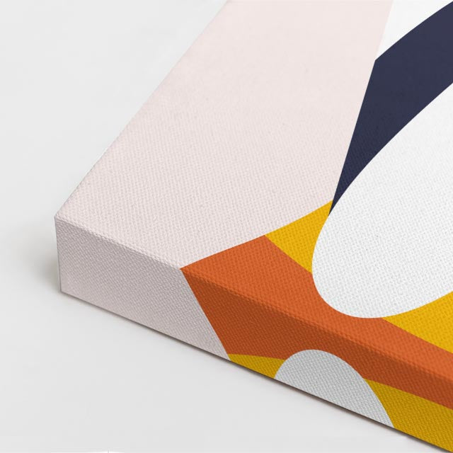 cuadro canvas ilustracion humana chic amarillo estilo contemporaneo