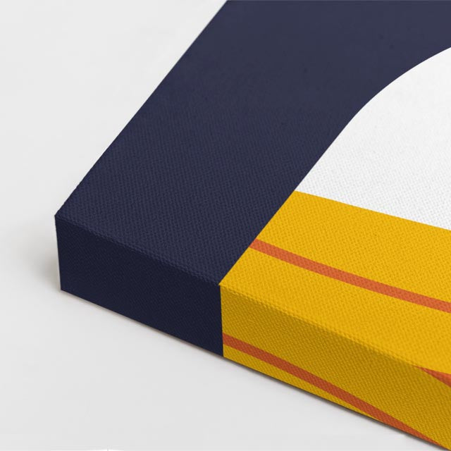 cuadro canvas ilustracion humana oro marino estilo contemporaneo