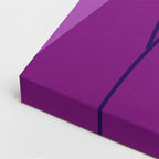 cuadro canvas ilustracion humana violeta urbana estilo contemporaneo