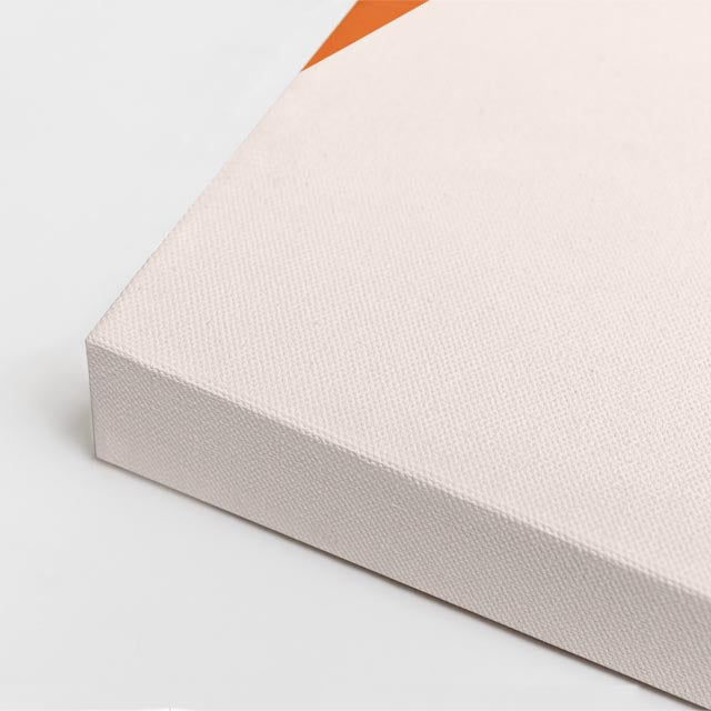 cuadro canvas ilustracion humana aura naranja estilo contemporaneo