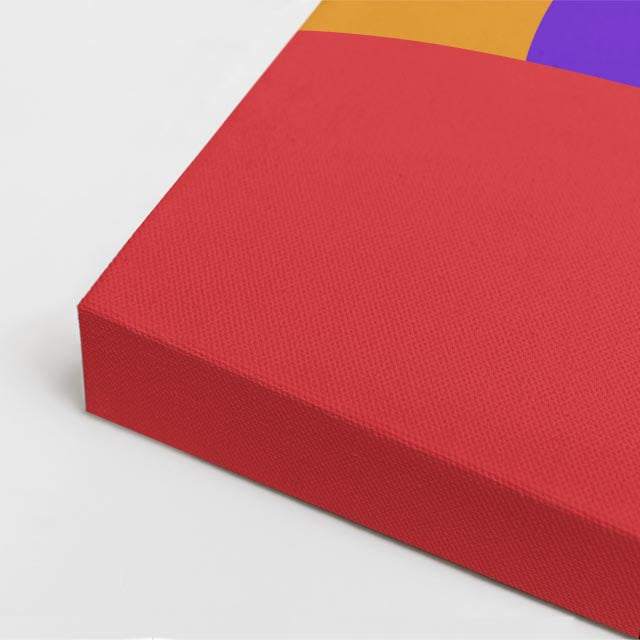 cuadro canvas ilustracion humana noir magenta estilo contemporaneo