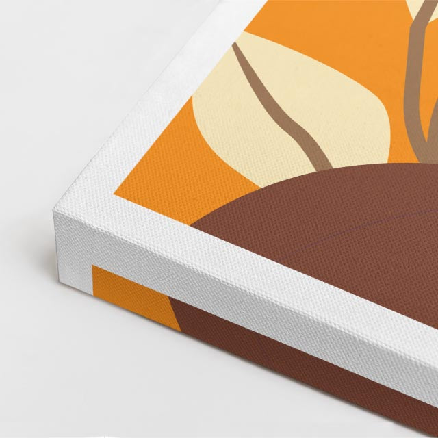 cuadro canvas ilustracion humana aro arena estilo contemporaneo