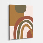 cuadro canvas ilustracion humana arco retro estilo contemporaneo