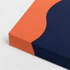 cuadro canvas ilustracion humana sombra indigo estilo contemporaneo