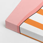 cuadro canvas ilustracion humana rayas pop estilo contemporaneo