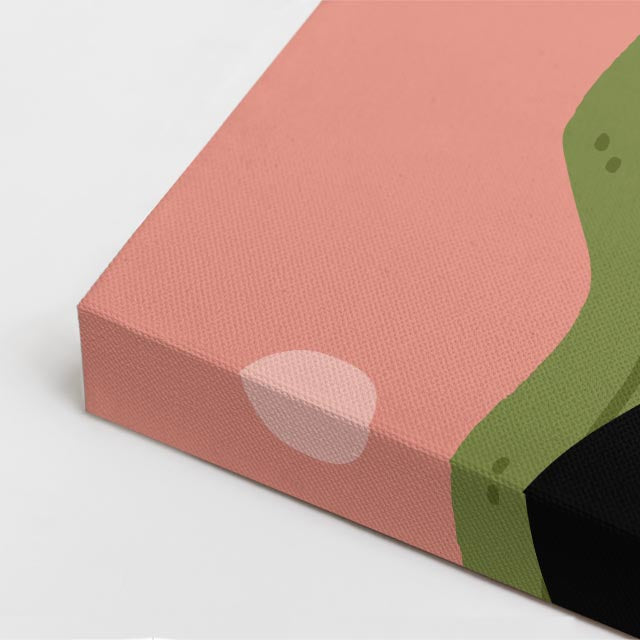 cuadro canvas ilustracion humana mono de cobre estilo contemporaneo